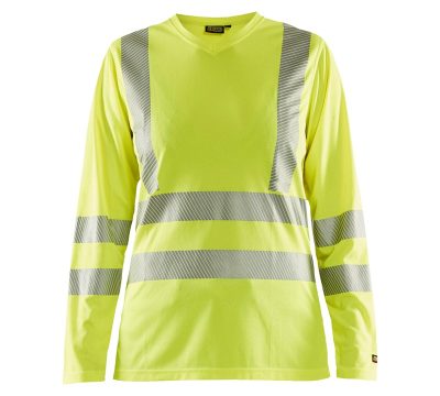 blaklader-34851013-dames-t-shirt-lange-mouw-high-vis