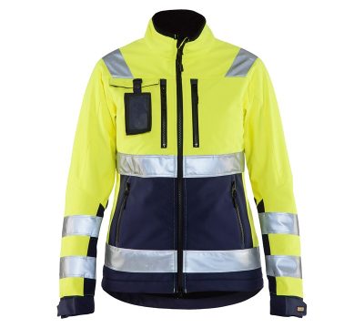 blaklader-49022517-dames-softshell-jack-high-vis