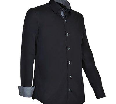 giovanni-capraro-935-20-heren-overhemd-zwart-licht-grijs-accent