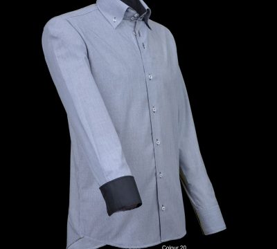 sale-giovanni-capraro-910-20-heren-overhemd-grijs-zwart-accent-maat-xl