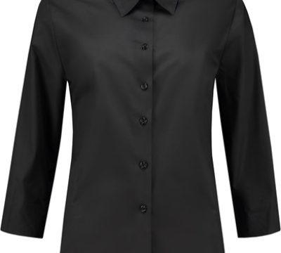 sale-me-wear-5020-dames-blouse-julie-3-4-mouw-zwart-maat-3xl