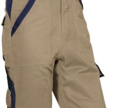 sale-pka-61512-overall-met-elastiek-threeline-perfekt-khaki-maat-42